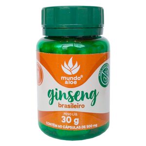 Ginseng 60 Cápsulas - Mundo Aloe