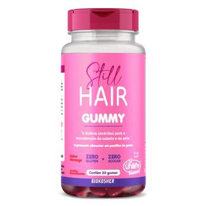 Still Gummy Hair Sabor Morango 30 Gomas - Unilife