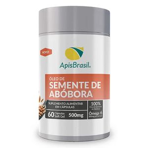 Óleo de Semente de Abóbora 60 Cápsulas - Apis Brasil