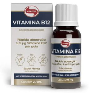 Vitamina B12 Gotas Sabor Menta 20ml - Vitafor