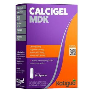 Calcigel MDK (750mcg) 60 Cápsulas - Katiguá