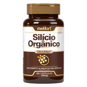 Silício Orgânico (500mg) 60 Cápsulas - Melfort