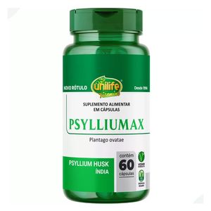 Psylliumax - Psyllium (550mg) 60 Cápsulas Vegetarianas - Unilife