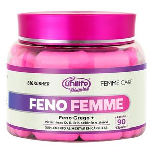 Feno Femme (560mg) Femme Care 90 Cápsulas - Unilife