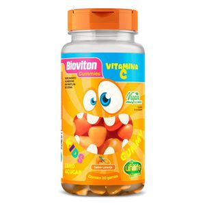 Gummy Kids Vitamina C Sabor Laranja 30 gomas - Unilife