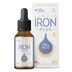 Iron Plus For Baby & Kids (Ferro Líquido) sabor Morango 30ml - True Source