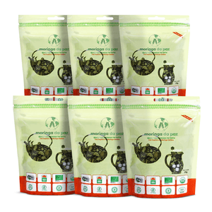 Kit 6x Chá de Moringa Oleifera 25g - Moringa da Paz
