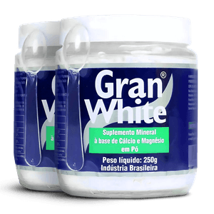 Kit 2x Gran White em Pó - Ossos e Articulações - 250g