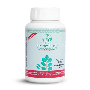 Moringa Oleifera 60 Cápsulas - Moringa da Paz