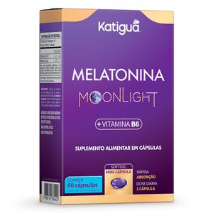 Moonlight Melatonina + L-Triptofano 60 Cápsulas - Katiguá