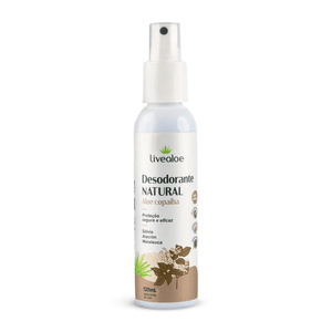 Desodorante Natural Aloe Copaíba (Sálvia, Alecrim e Melaleuca) 120ml - LiveAloe