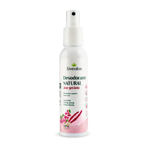 Desodorante Natural Aloe Gerânio (Aloe Gerânio. Lavanda, Ylang-Ylang) 120ml - LiveAloe
