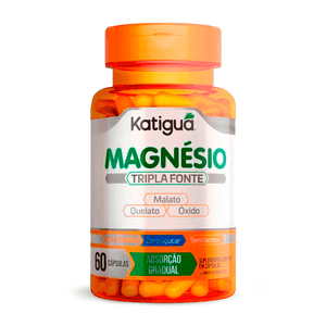Magnésio Tripla Fonte 60 Cápsulas - Katiguá