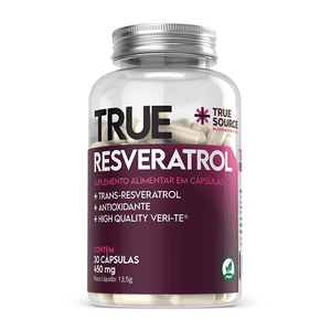 Resveratrol 30 Cápsulas - True Source