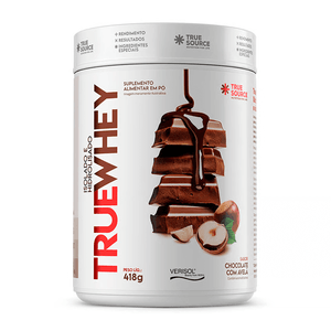 Proteína True Whey Sabor Chocolate Com Avelã 418g - True Source