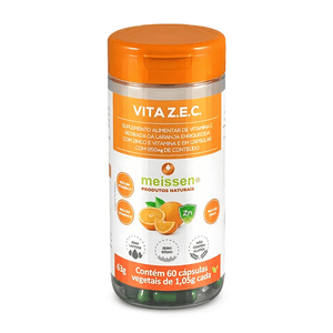 Vitamina C com Zinco 60 Cápsulas - Meissen