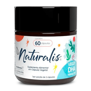 Óleo de Algas Ômega-3 Veggy DHA Vegano 60 Cápsulas - Naturalis