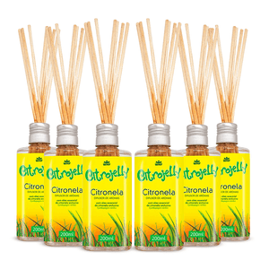 Kit 6x Citrojelly Difusor (Citronela) 200ml - Wnf