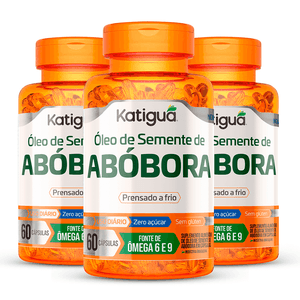 Kit 3x Óleo de Semente de Abóbora  60 Cápsulas - Katiguá