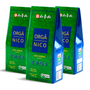 Kit 3x Té Verde Ecológico 150g - Yamamotoyama