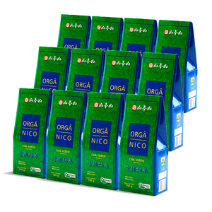 Kit 12x Chá Verde Orgânico 150g - Yamamotoyama
