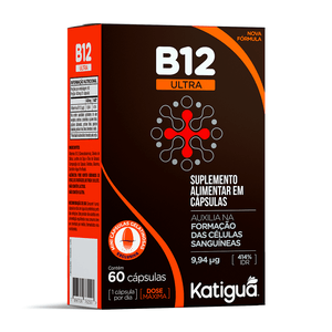 Vitamina B12 Ultra 60 Cápsulas - Katiguá