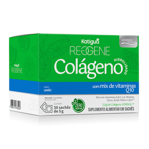 Colágeno Verisol + Coenzima Q10 30 sachês sabor Limão Reggene - Katiguá