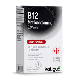 B12 Metilcobalamina Dose Máxima 60 Cápsulas - Katiguá