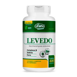 Levedo de Cerveja (450mg) 400 Comprimidos - Unilife