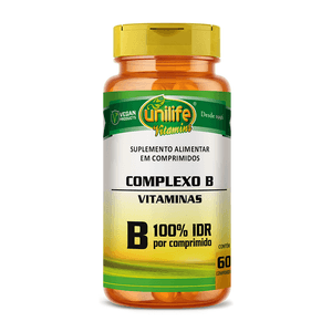 Complexo B 60 Comprimidos Vegano - Unilife