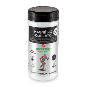 Magnésio Quelato Puro 120 Cápsulas - Meissen