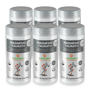Kit de 6 cápsulas de taurato de magnesio (94 mg) - Meissen