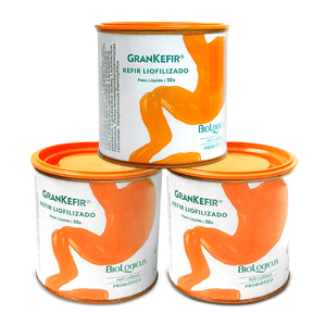 Kit 3x Grankefir Kefir Liofilizado 50g - Biologicus