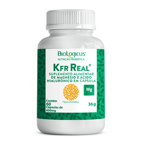 Kefir Real Suplemento à Base de Magnésio e Ácido Hialurônico 60 Cápsulas - Biologicus