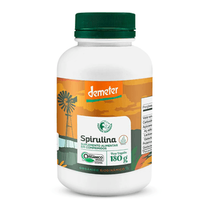 Spirulina Orgânica 180g 360 Comprimidos - Fazenda Tamanduá