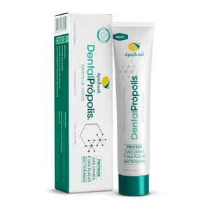 Gel dental de Própolis Verde (Sem Flúor e Sem Abrasivo) 80g - Apis Brasil
