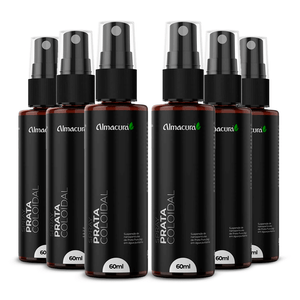Kit 6x Prata Coloidal (40ppm) spray 60ml - Almacura