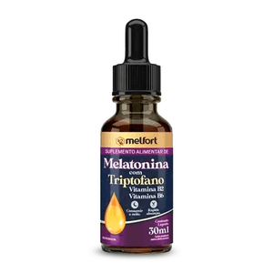 Melatonina com Triptofano em Gotas 30ml - Melfort