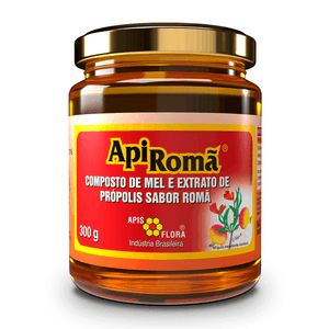 Mel Apiromã Composto de Mel e Extrato de Própolis sabor Romã 300g - Apis Flora