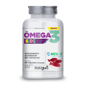 Ômega 3 Kids 60 Cápsulas Mastigáveis - Katiguá