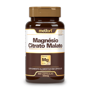 Citrato de Magnésio 60 Cápsulas - Melfort