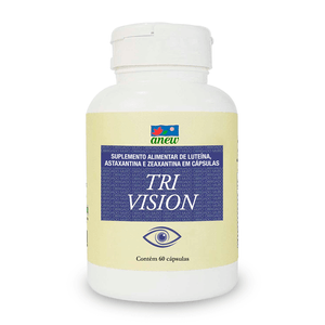 Tri Vision (Luteína, Astaxantina e Zeaxantina) 60 Cápsulas - Anew