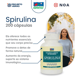 Spirulina 200 Comprimidos - Anew
