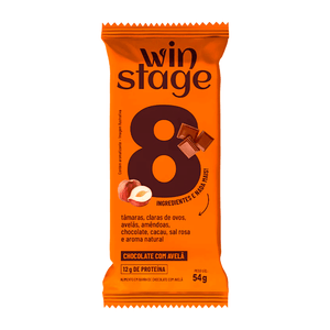 Barra De Proteína Sabor Chocolate Com Avelã 54g - Winstage