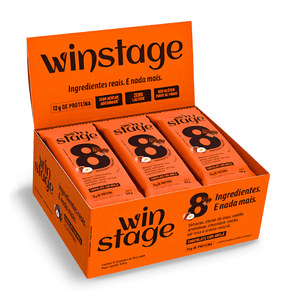 Display C/12x Barra De Proteína Sabor Chocolate Com Avelã 54g - Winstage