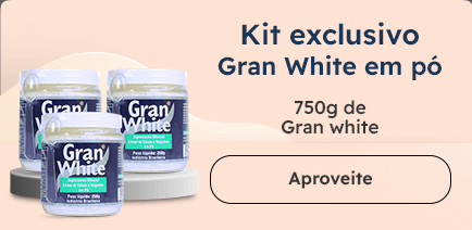 Kit 3x Gran White em Pó -  250g