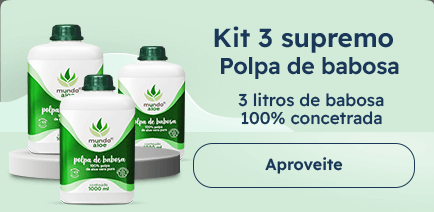 Kit 3x Polpa de Babosa