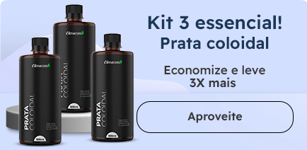 Kit 3x Prata Coloidal