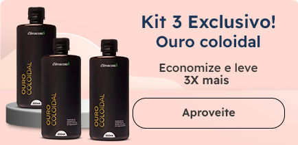 Kit 3x Ouro Coloidal